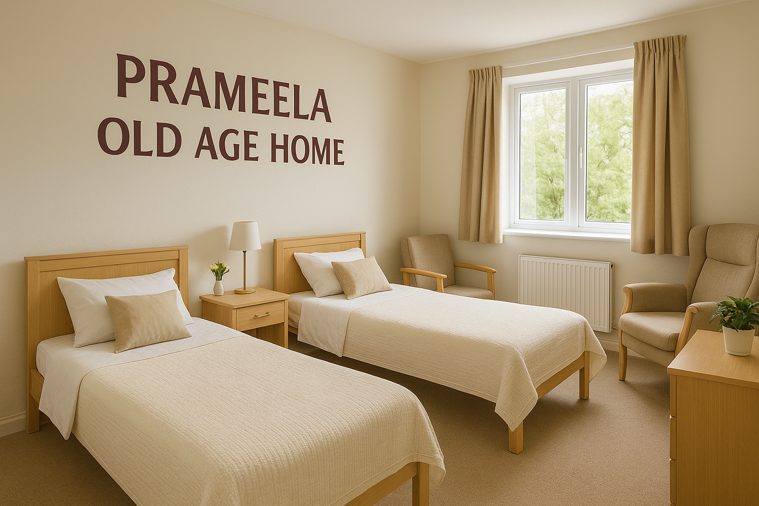 Prameela old age living home